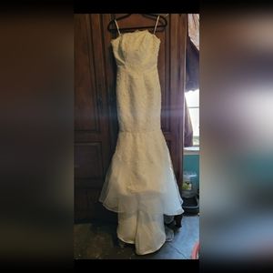Mermaid\trumpet strapless wedding dress